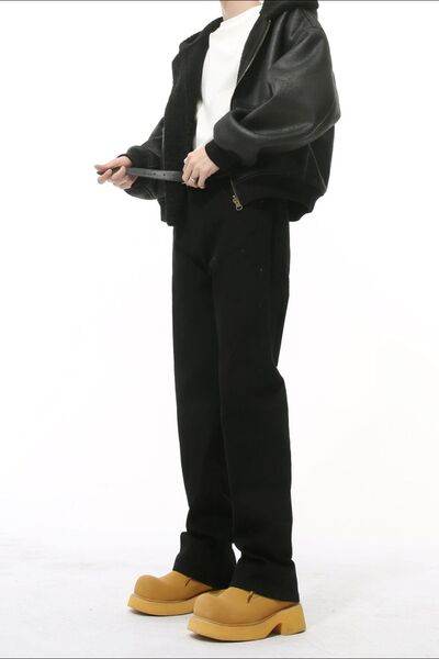 Mid Rise Jeans with Pockets - Hovatok