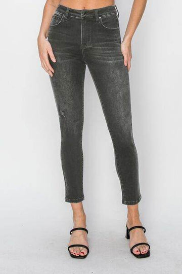 RISEN Full Size High Rise Ankle Skinny Jeans - Hovatok