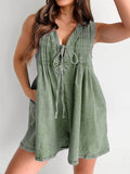 Tied Romper with Pockets - Hovatok
