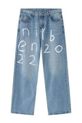 Men's Graffiti Wide Leg Jeans - Hovatok