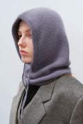 Drawstring Solid Color Thermal Knit Hat - Hovatok