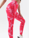 Tie-Dye High Waist Active Leggings - Hovatok
