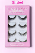 SO PINK BEAUTY Faux Mink Eyelashes Variety Pack 5 Pairs - Hovatok