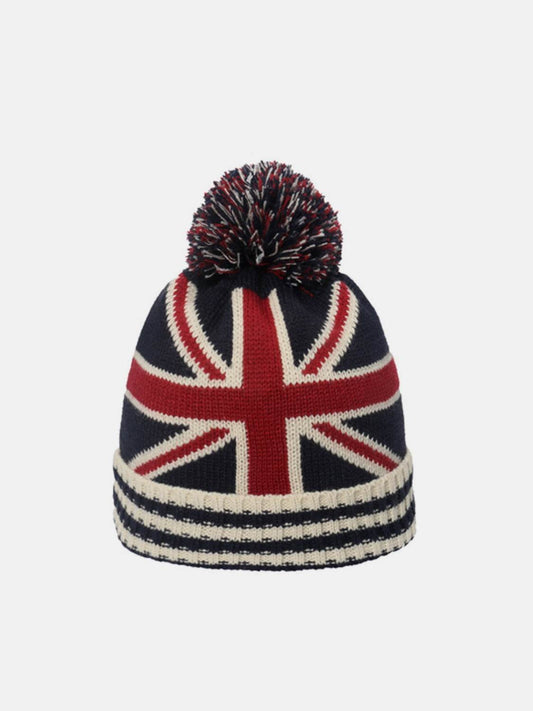Roll Rim US Flag Knit Hat - Hovatok