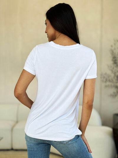 Basic Bae Full Size Round Neck Short Sleeve T-Shirt - Hovatok