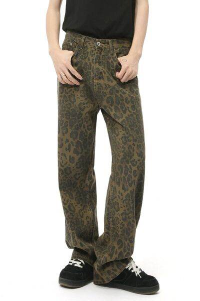Leopard Jeans with Pockets - Hovatok