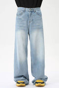 Wide Leg Jeans with Pockets - Hovatok