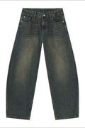 Wide Leg Jeans with Pockets - Hovatok