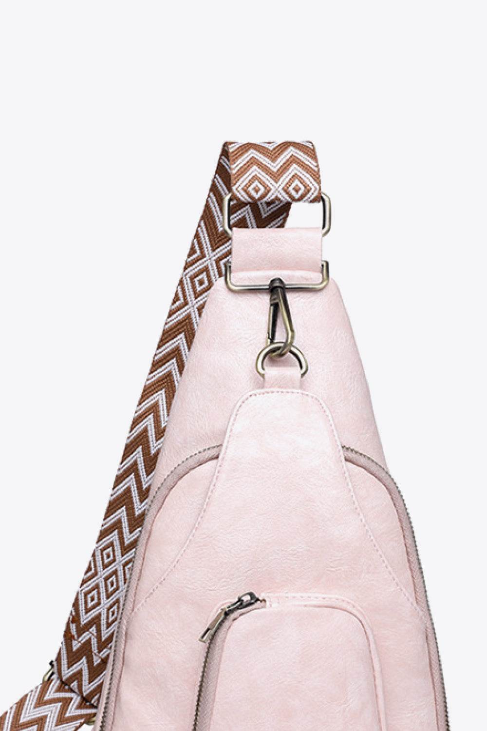 Adored Take A Trip PU Leather Sling Bag - Hovatok