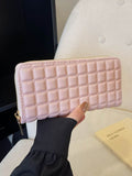 PU Leather Solid Color Wallet - Hovatok