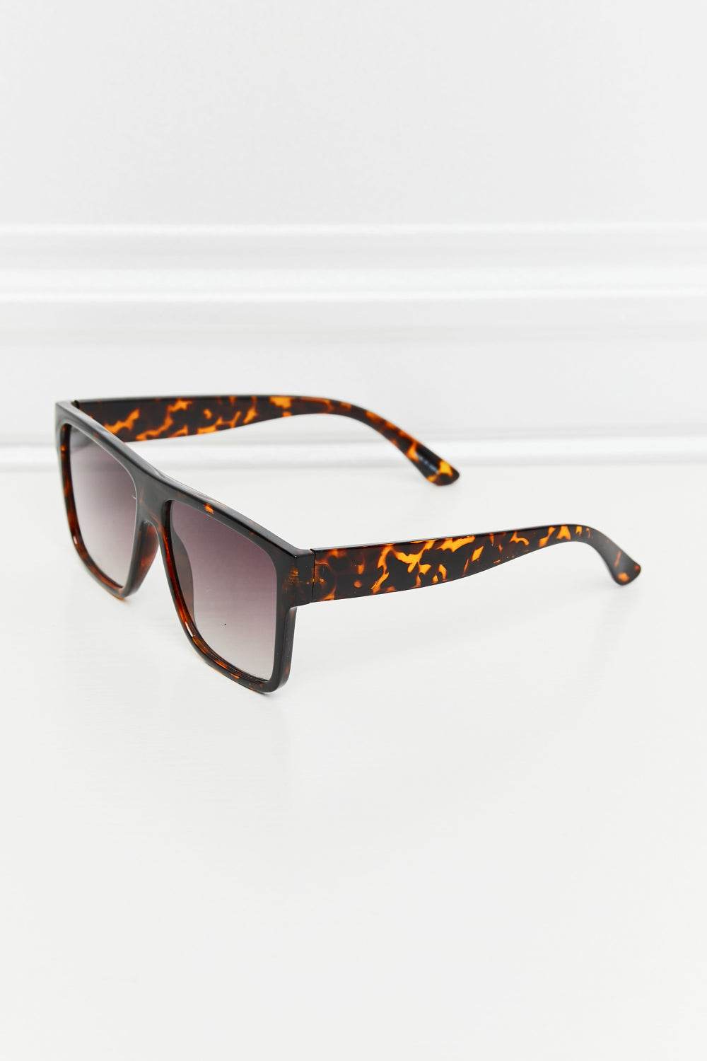 Tortoiseshell Square Full Rim Sunglasses - Hovatok