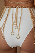 Fringe Chain Alloy Belt - Hovatok