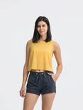 Millennia Round Neck Cropped Active Tank - Hovatok