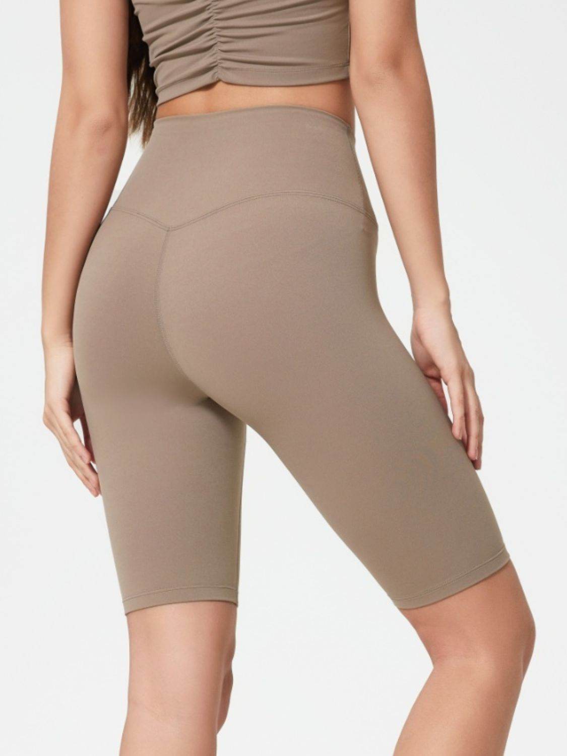 Millennia High Rise Wide Waistband Active Shorts - Hovatok