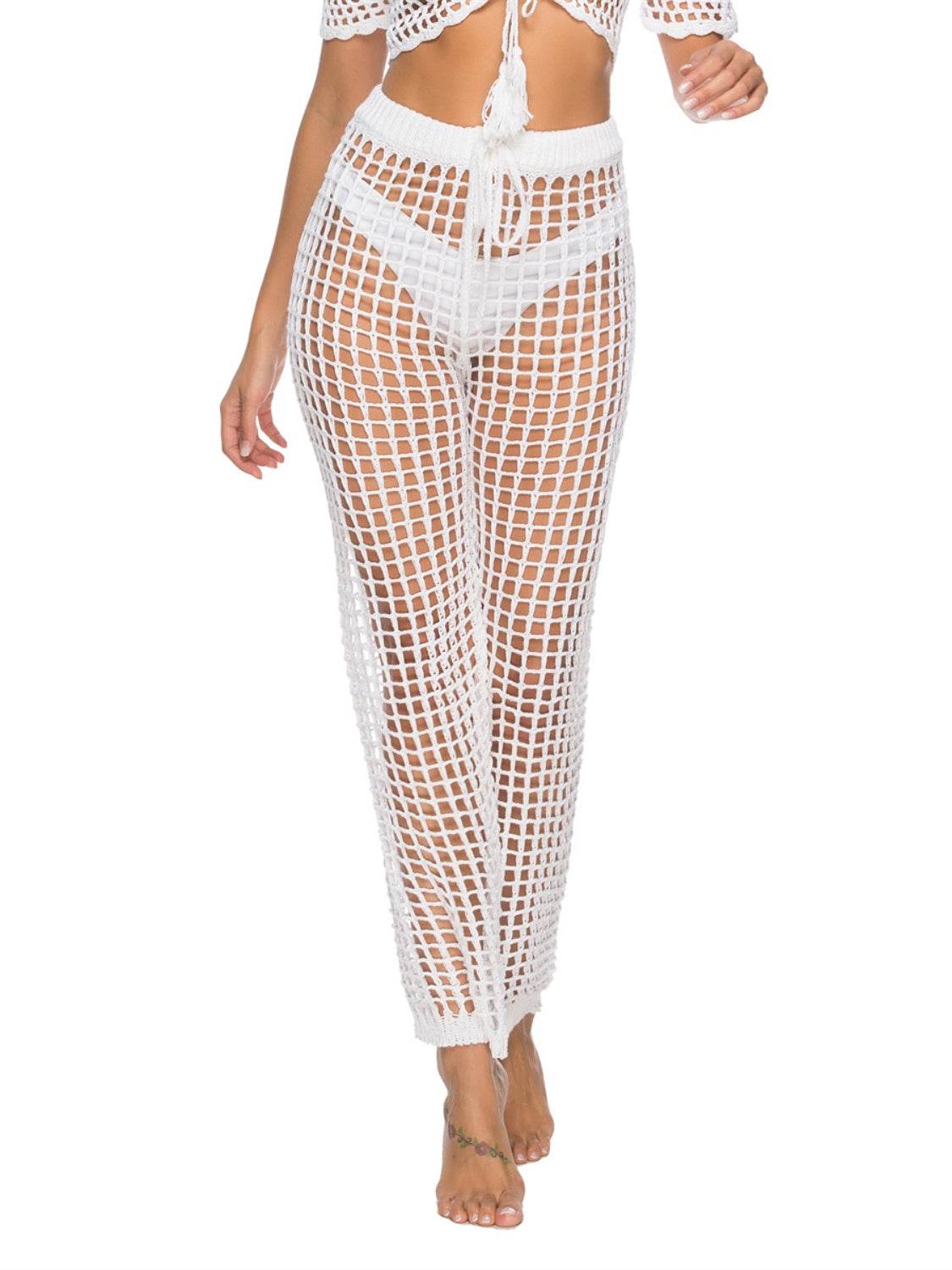 Cutout High Waist Swim Pants - Hovatok