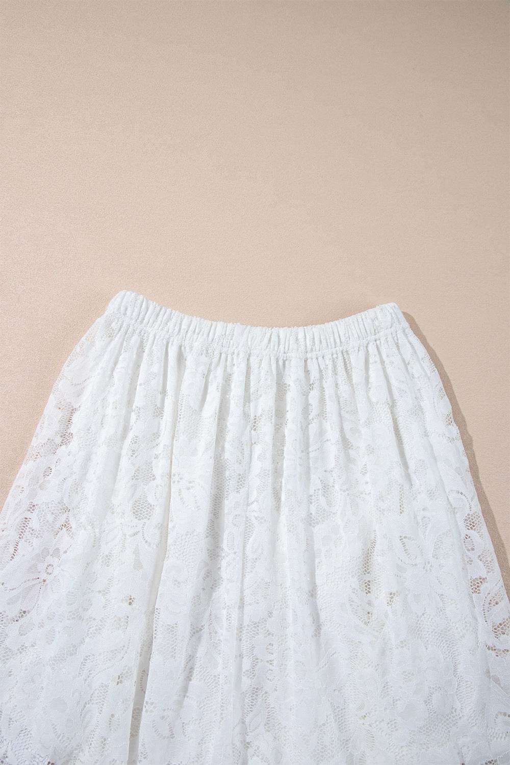 Lace High-Low Skirt - Hovatok