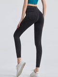 Wide Waistband Sports Leggings - Hovatok