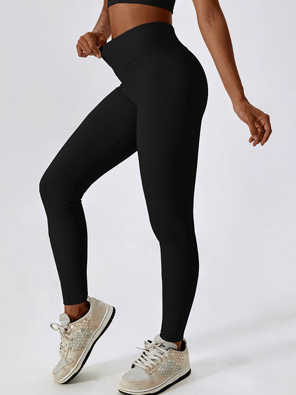Basic Bae Wide Waistband Active Leggings - Hovatok