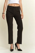 ADORA Zipper Skinny 2 Pockets Pants - Hovatok