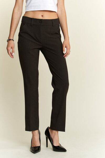 ADORA Zipper Skinny 2 Pockets Pants - Hovatok