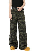 Camouflage Jeans with Cargo Pockets - Hovatok