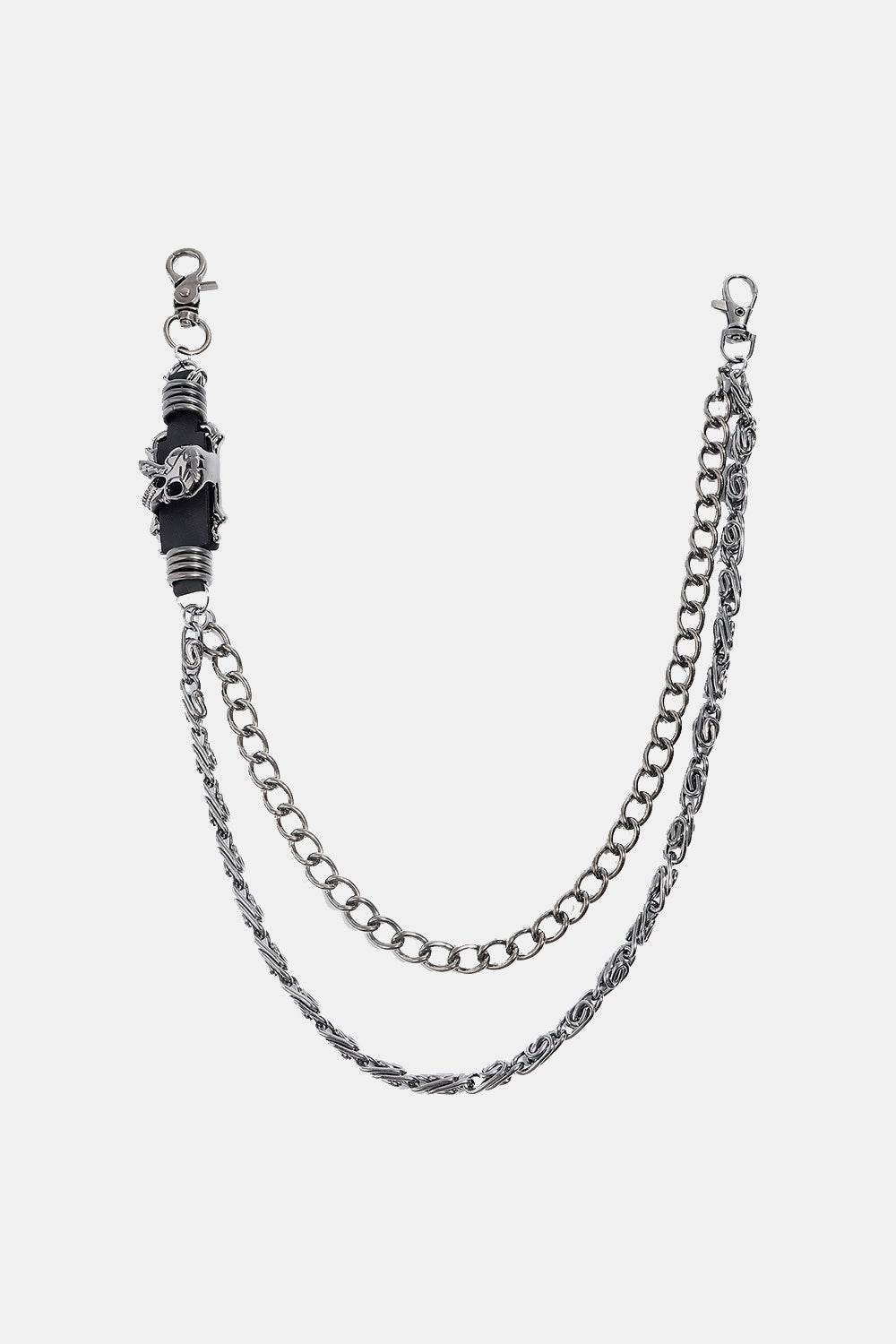 Double Layer Alloy Chain Belt - Hovatok