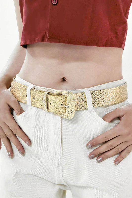 Glitter PU Leather Belt - Hovatok