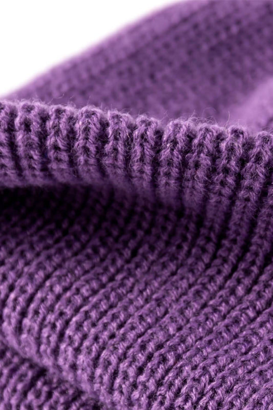 Calling For Winter Rib-Knit Beanie - Hovatok