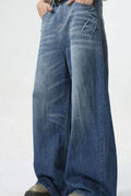 Wide Leg Men's Jeans with Pockets - Hovatok