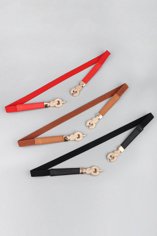 Zinc Alloy Buckle PU Leather Belt - Hovatok
