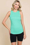 Culture Code Full Size Ribbed Round Neck Tank - Hovatok