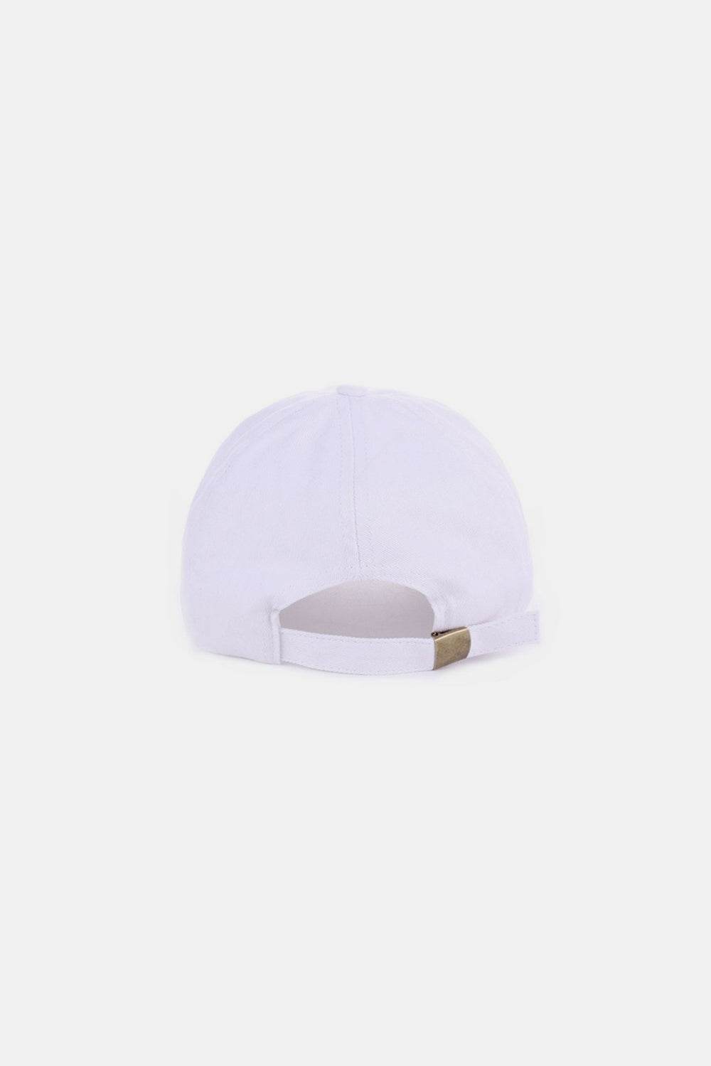 Zenana Ribbon Bow Chenille Patch Baseball Cap - Hovatok