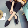 Point Toe Loafers with Bow - Hovatok