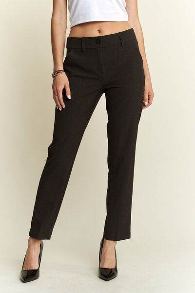 ADORA Zipper Skinny 2 Pockets Pants - Hovatok