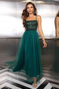 Lace-Up Backless Mesh Dress - Hovatok