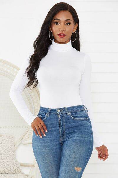 Turtleneck Long Sleeve Bodysuit - Hovatok
