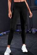 Wide Waistband Sports Leggings - Hovatok