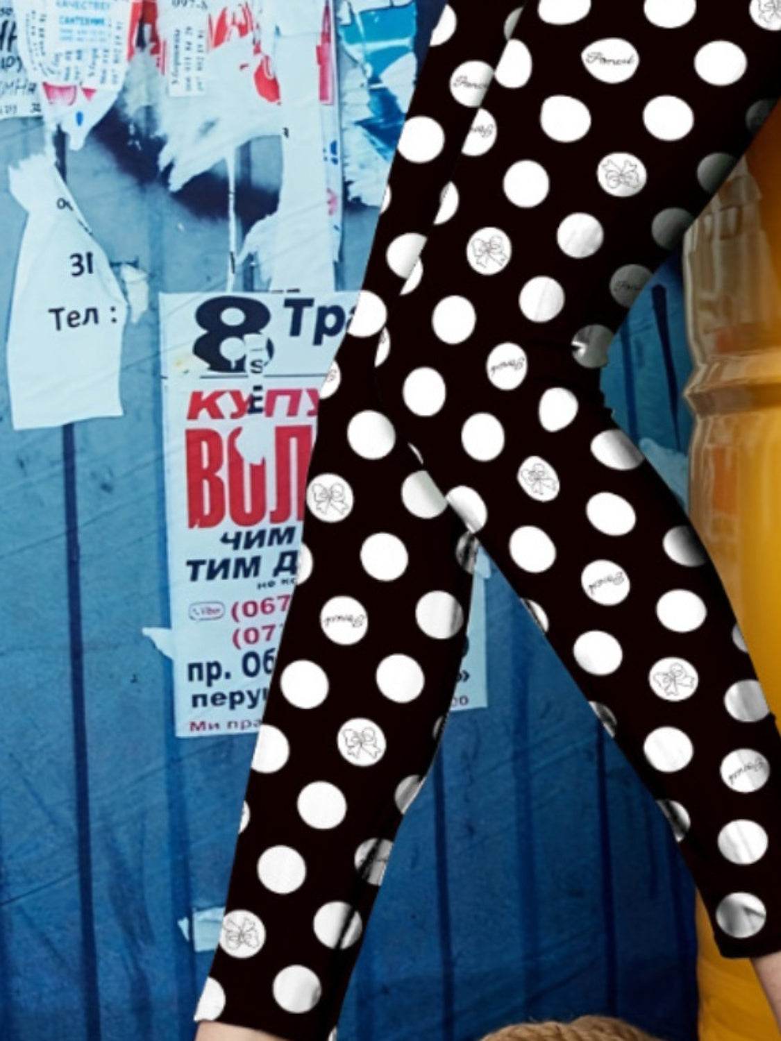 Printed High Waist Skinny Leggings - Hovatok