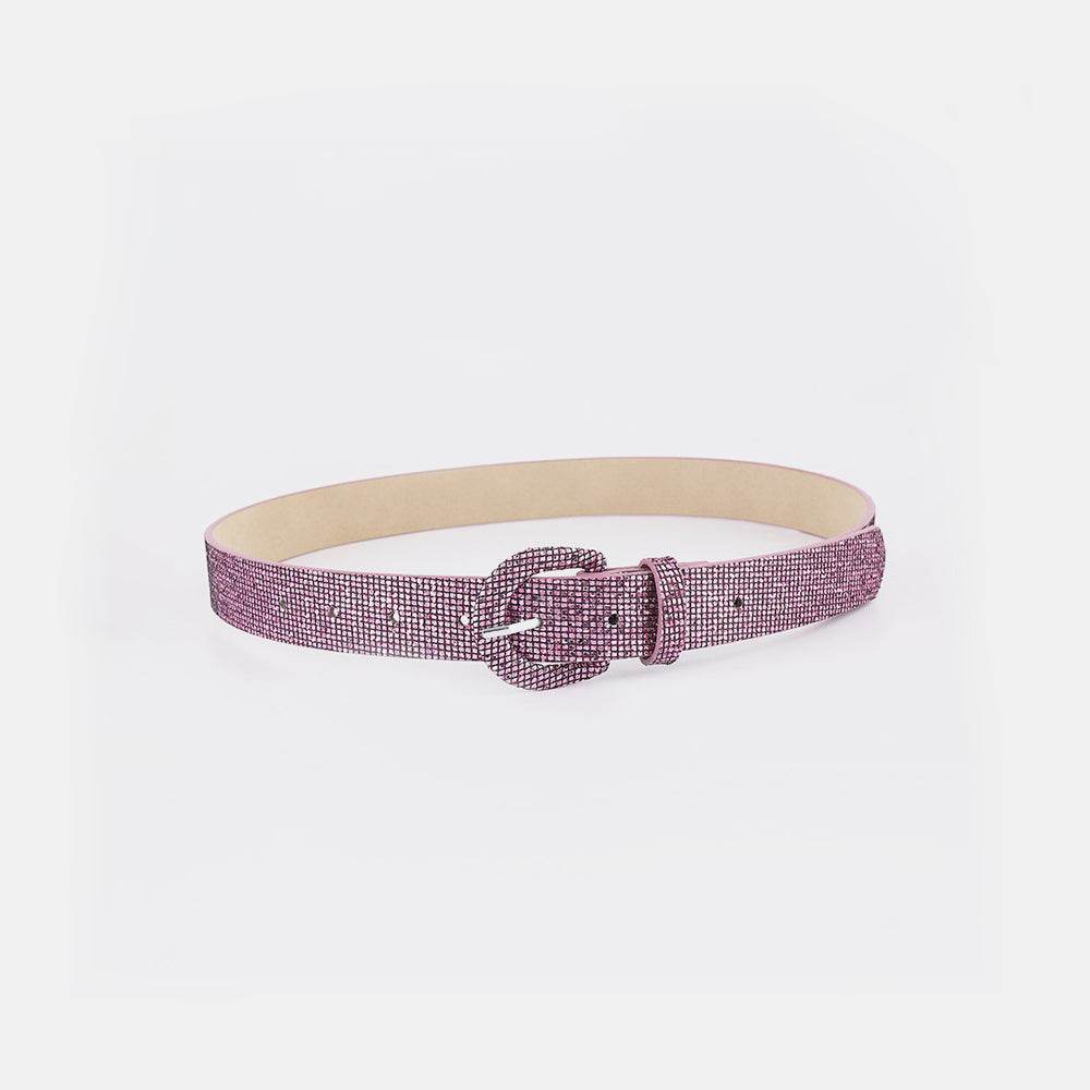 Sequin PU Leather Belt - Hovatok