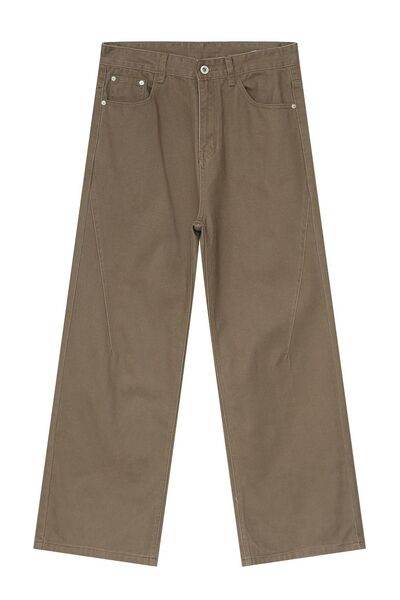 Men's Mid-Rise Straight-Leg Jeans - Hovatok