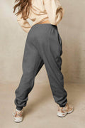 Simply Love Simply Love Full Size Drawstring Heart Graphic Long Sweatpants - Hovatok