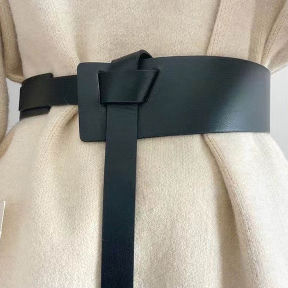 Knot Detail PU Belt - Hovatok