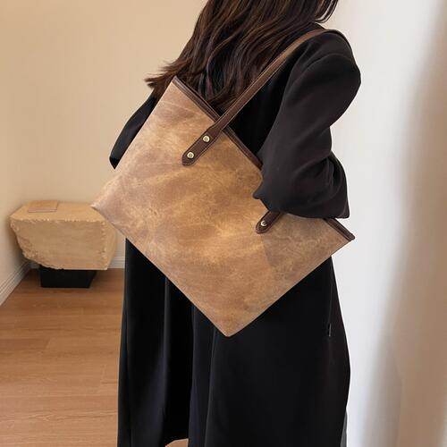 PU Leather Tote Bag - Hovatok