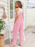 V-Neck Spaghetti Strap Jumpsuit - Hovatok