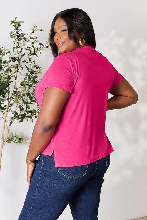 Basic Bae Full Size Round Neck Short Sleeve T-Shirt - Hovatok