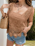 Cutout Wide Strap Cover-Up - Hovatok