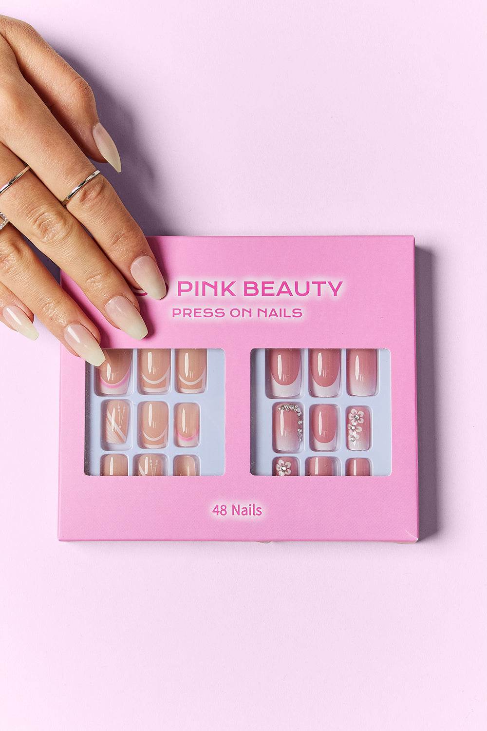 SO PINK BEAUTY Press On Nails 2 Packs - Hovatok
