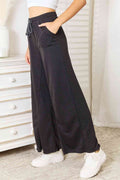 Basic Bae Wide Leg Pocketed Pants - Hovatok