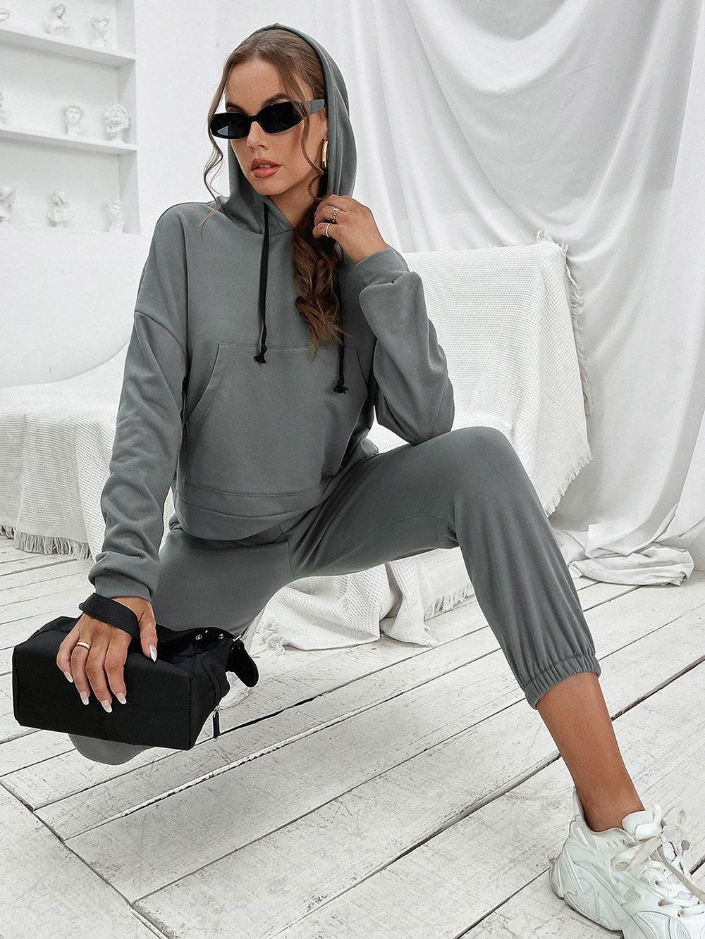 Ivy Lane Sports Hoodie and Joggers Set - Hovatok