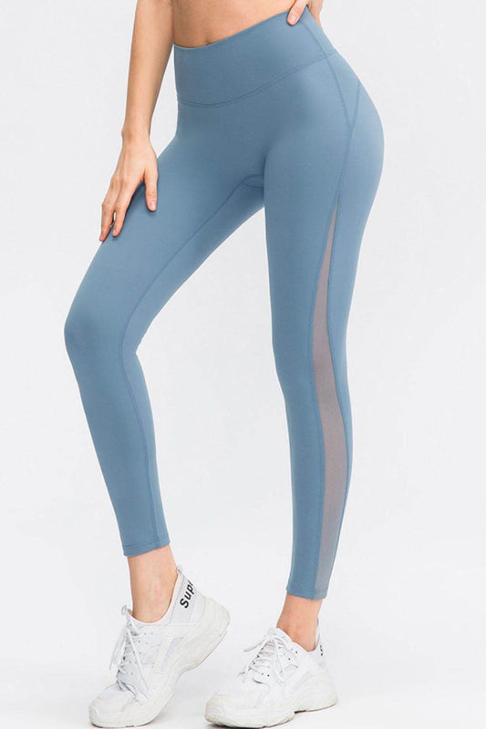 Wide Waistband Slim Fit Long Sports Pants - Hovatok